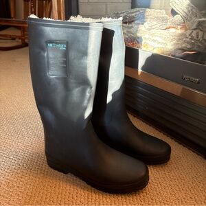 Tretorn Black Insulated Rain Boots